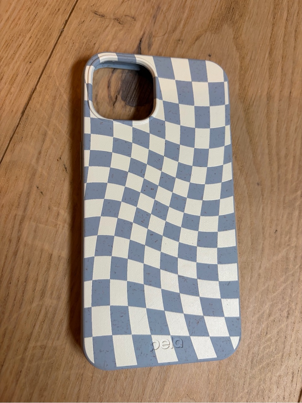 Plaid Blue & White Protective Phone Case by Pela